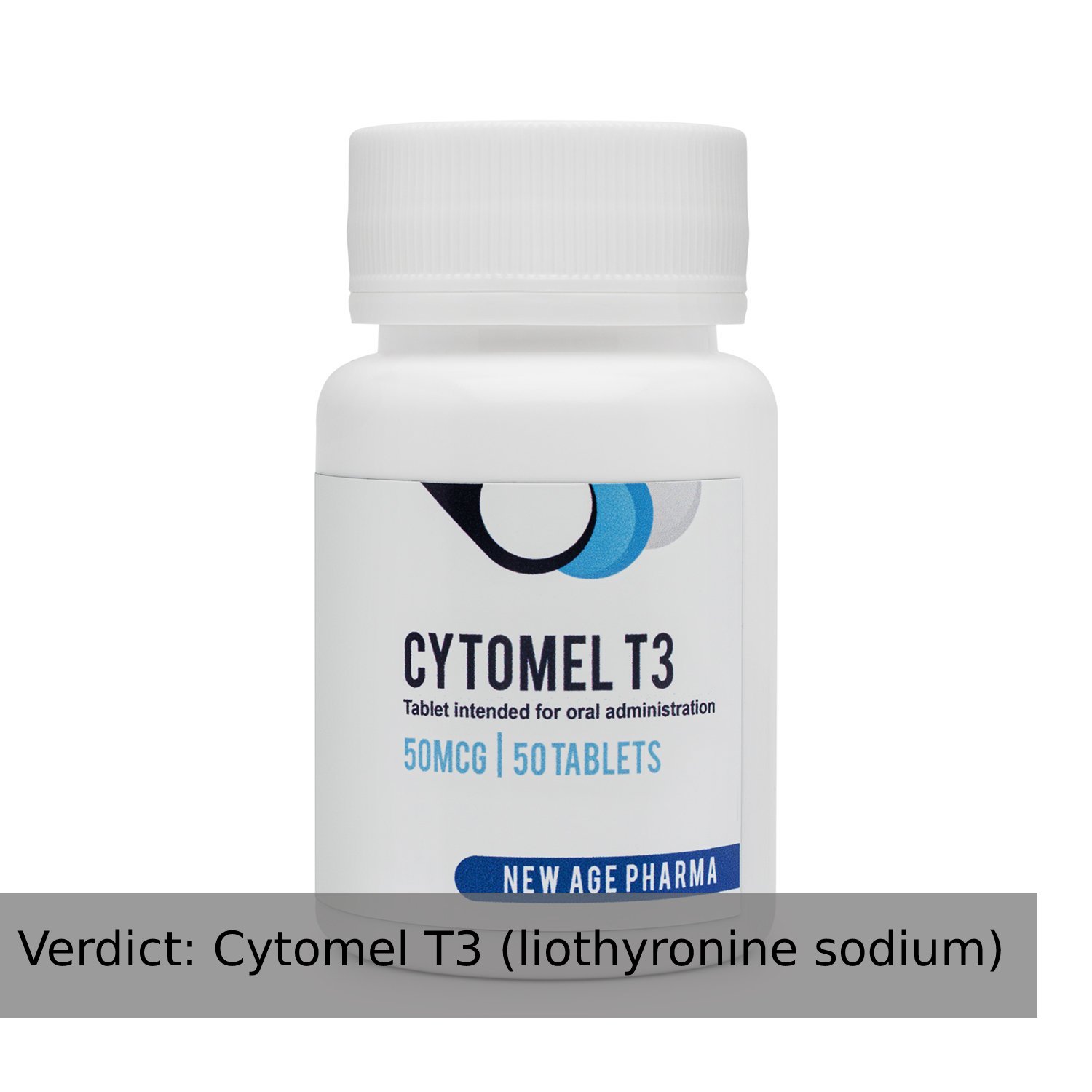 Verdict: Cytomel T3 (liothyronine sodium)